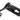 From The Anvil's Black Monkeytail Lever Euro Lock Door Handles; #finish_black