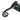 From The Anvil's Black Monkeytail Lever Euro Lock Door Handles; #finish_black