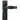 From The Anvil's Black Classic Lever Latch Door Handles; #finish_black