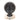 From The Anvil's Ebony Wooden Beehive Cabinet Knob; #rose_polished-nickel