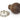 From The Anvil's Rosewood Wooden Beehive Cabinet Knob; #rose_polished-nickel