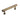 Frelan Hardware - Burlington Belgrave Cabinet Handles - Bar - 128mm; #finish_antique-brass