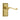 Frelan Hardware - Georgian Suite Door Handles - Short - Pair - Latch; #finish_polished-brass