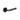 Frelan Hardware - Three One Six Linear Knurled Door Handles on Rose - Pair; #finish_black