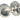 Frelan Hardware - Jedo Reeded Mortice Door Knobs - 53mm - Pair; #finish_polished-chrome