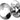 Frelan Hardware - Jedo Mushroom Door Knobs - 51mm - Pair; #finish_polished-chrome