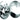 Frelan Hardware - Jedo Mushroom Door Knobs - 57mm - Pair; #finish_polished-chrome