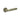 Frelan Hardware - Jedo Bloom Door Handles on Rose - Pair; #finish_antique-brass