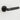 Frelan Hardware - Jedo Bari Knurled Door Handles on Rose - Pair; #finish_black