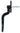 From The Anvil's Black Deluxe Monkeytail Espag; #finish_black