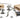 From The Anvil's Pewter Patina Oak Box Lock & Octagonal Knob Set; #finish_pewter-patina