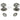 From The Anvil's Pewter Patina Oak Box Lock & Octagonal Knob Set; #finish_pewter-patina