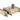 From The Anvil's Pewter Patina Oak Box Lock & Octagonal Knob Set; #finish_pewter-patina