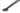 From The Anvil's Black Penny End T Hinge (pair); #finish_black