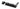 From The Anvil's Black Straight Door Bolt; #finish_black