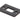 From The Anvil's Black Mortice Plate for Cranked Door Bolt; #finish_black