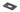 From The Anvil's Black Mortice Plate for Cranked Door Bolt; #finish_black