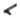 From The Anvil's Black Night-Vent Locking Peardrop Fastener; #finish_black