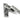 From The Anvil's Pewter Patina Night-Vent Locking Peardrop Fastener; #finish_pewter-patina