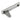 From The Anvil's Pewter Patina Night-Vent Locking Peardrop Fastener; #finish_pewter-patina