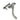 From The Anvil's Pewter Patina Night-Vent Locking Peardrop Fastener; #finish_pewter-patina