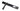 From The Anvil's Black Avon Slimline Lever Espag. Lock Set; #finish_black