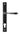 From The Anvil's Black Avon Slimline Lever Espag. Lock Set; #finish_black