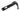 From The Anvil's Black Cottage Slimline Lever Espag. Lock Set; #finish_black