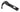 From The Anvil's Black Cottage Slimline Lever Espag. Lock Set; #finish_black
