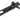 From The Anvil's Black Monkeytail Slimline Lever Espag. Lock Set; #finish_black