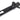 From The Anvil's Black Monkeytail Slimline Lever Espag. Lock Set; #finish_black