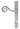 From The Anvil's Pewter Patina Monkeytail Slimline Lever Espag. Lock Set; #finish_pewter-patina