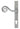 From The Anvil's Pewter Patina Monkeytail Slimline Lever Espag. Lock Set; #finish_pewter-patina