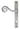 From The Anvil's Pewter Patina Monkeytail Slimline Lever Espag. Lock Set; #finish_pewter-patina