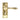 From The Anvil's Aged Brass Reeded Lever Lock Door Handles; #finish_aged-brass