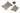 From The Anvil's Pewter Patina Parliament Hinges SS (pair); #finish_pewter-patina