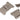 From The Anvil's Pewter Patina Parliament Hinges SS (pair); #finish_pewter-patina