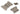 From The Anvil's Pewter Patina Parliament Hinges SS (pair); #finish_pewter-patina