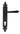 From The Anvil's Black Cromwell Lever Espag. Lock Set; #finish_black