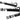 From The Anvil's Black Shepherd's Crook Universal Bolt; #finish_black