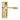 From The Anvil's Aged Brass Reeded Lever Latch Door Handles; #finish_aged-brass