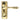 From The Anvil's Aged Brass Reeded Lever Bathroom Set; #finish_aged-brass