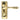 From The Anvil's Aged Brass Reeded Lever Bathroom Set; #finish_aged-brass