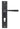 From The Anvil's Black Large Avon Lever Euro Lock Door Handles; #finish_black