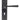 From The Anvil's Black Large Avon Lever Lock Door Handles; #finish_black