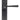 From The Anvil's Black Large Avon Lever Latch Door Handles; #finish_black
