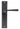 From The Anvil's Black Large Avon Lever Latch Door Handles; #finish_black