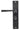 From The Anvil's Black Large Avon Lever Bathroom Door Handles; #finish_black