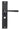 From The Anvil's Black Large Avon Lever Bathroom Door Handles; #finish_black