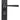 From The Anvil's Black Large Avon Lever Bathroom Door Handles; #finish_black